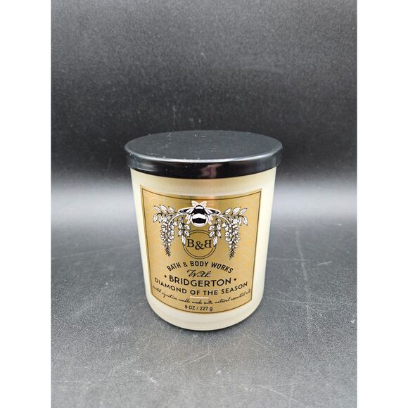Bath & Body Works Bridgerton Diamond of the Season Single Wick Candle 8oz - Picture 1 of 3